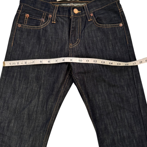 Levi’s Straight Leg Blue Jeans – Size 10 – Dark Wash 100% Cotton Classic Fit - Picture 12 of 16